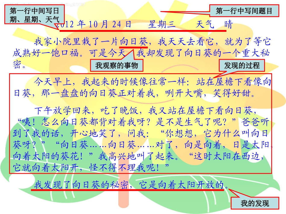 三年级上册语文园地四习作《观察日记》_第3页