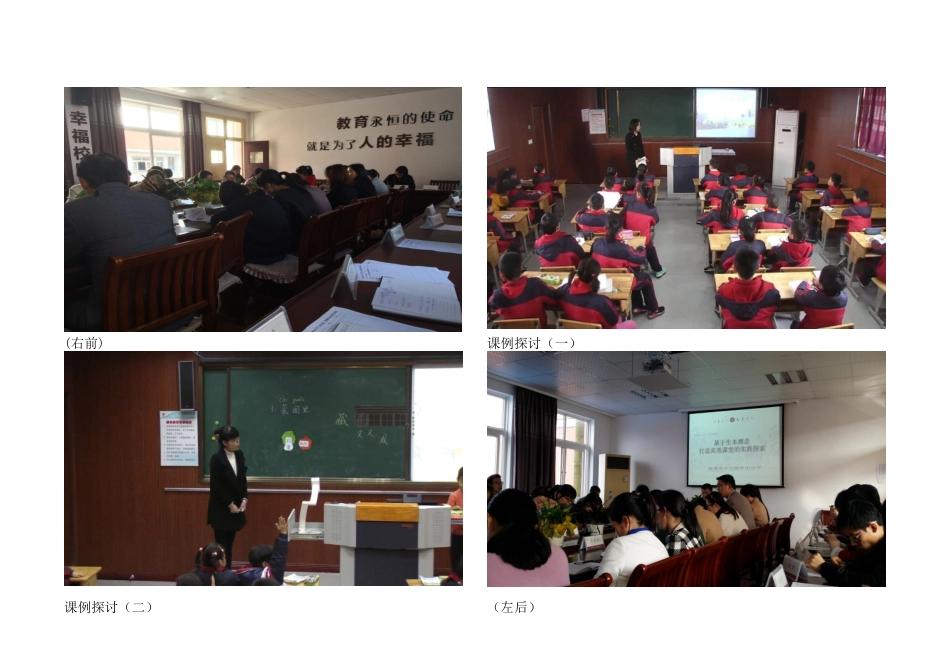 龙山镇龙山小学第二次校本培训活动_第1页