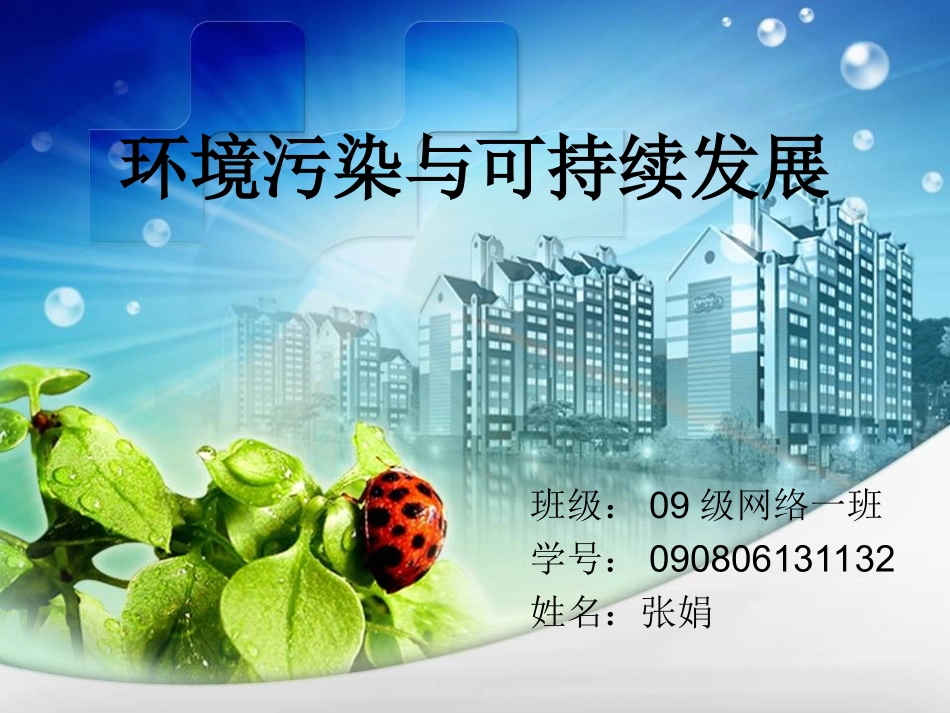 环境污染与可持续_第1页