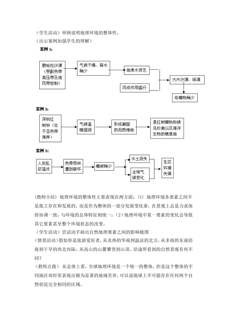 地理环境的整体性教学设计_第2页