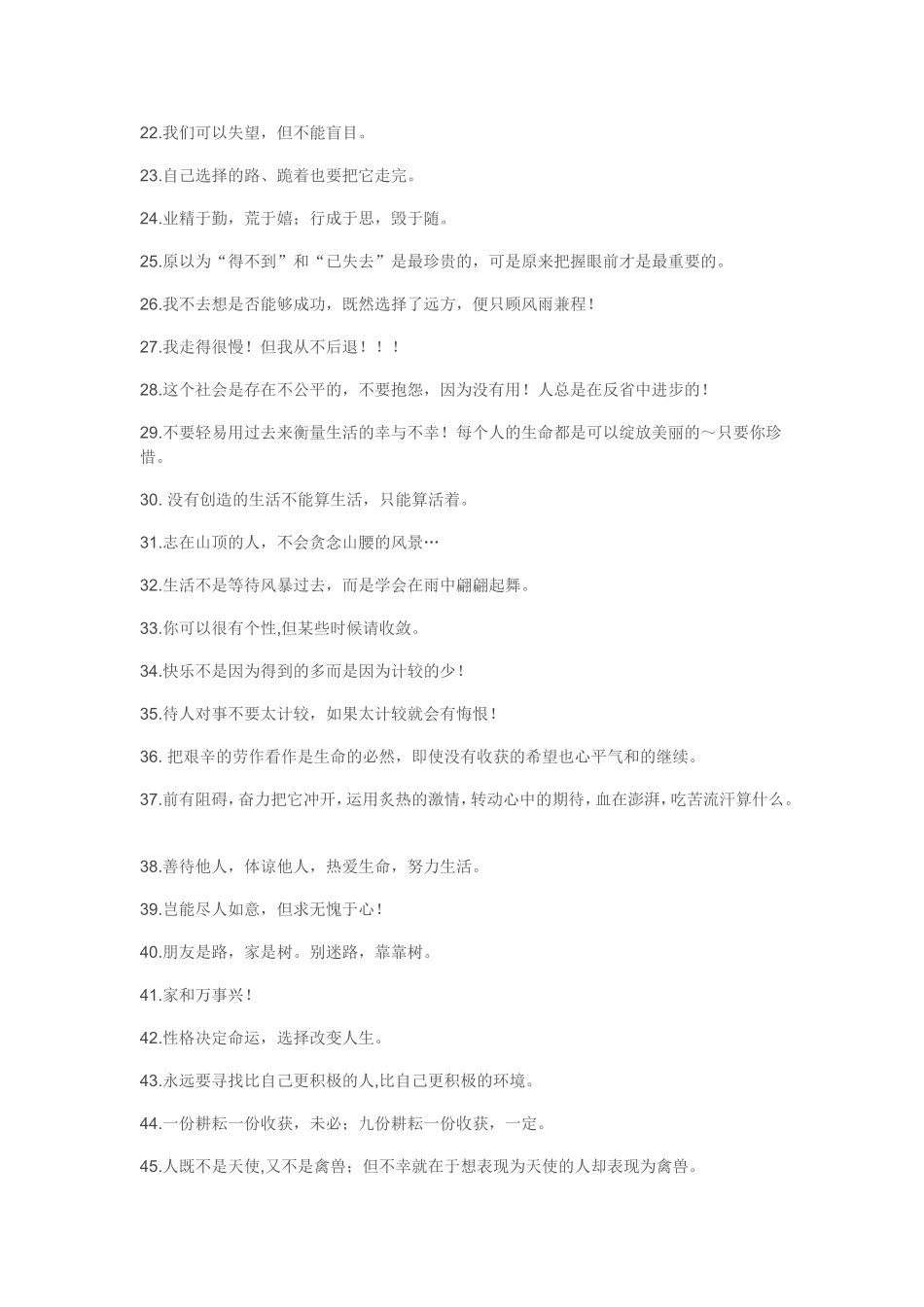 心灵鸡汤之励志语录_第2页