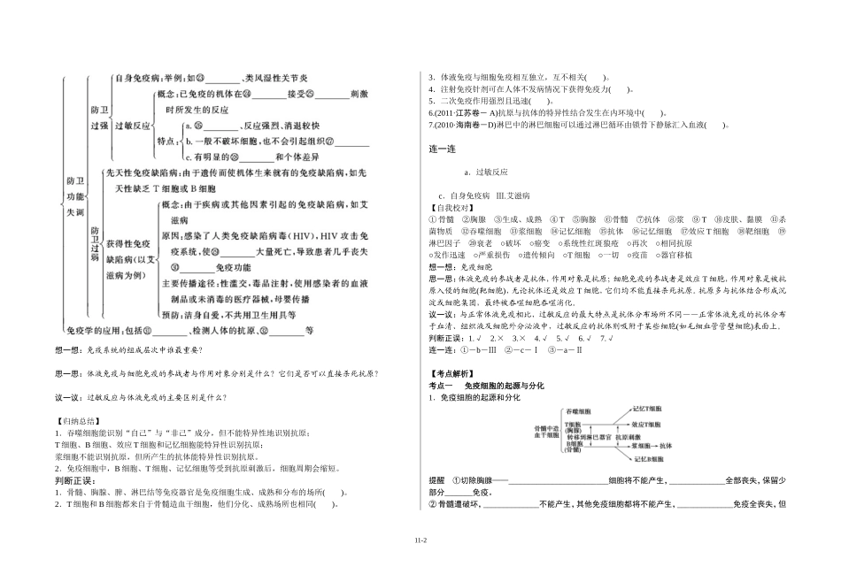 免疫调节教学案_第2页