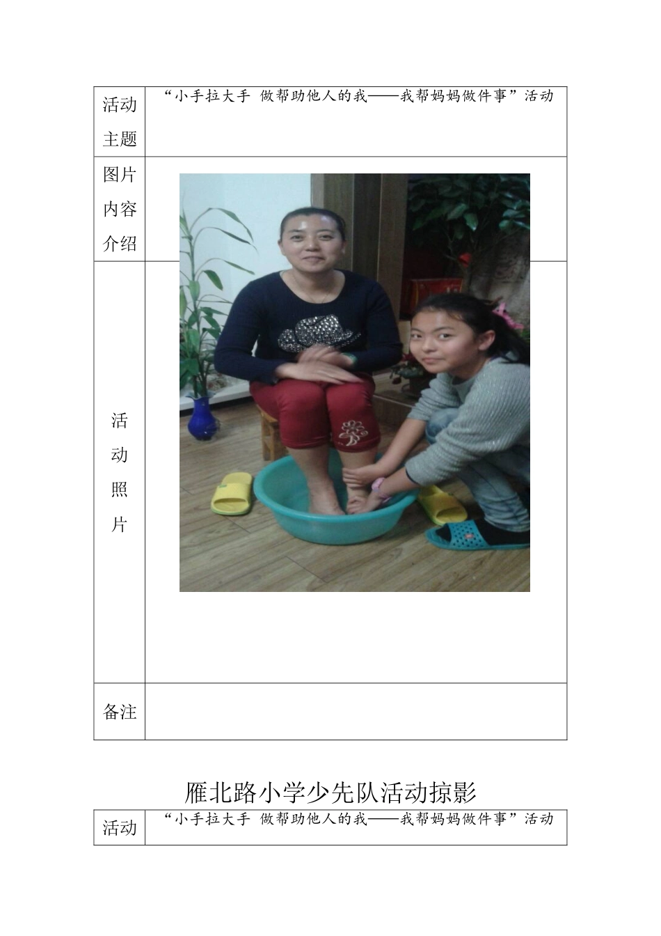 六二活动掠影表格_第2页