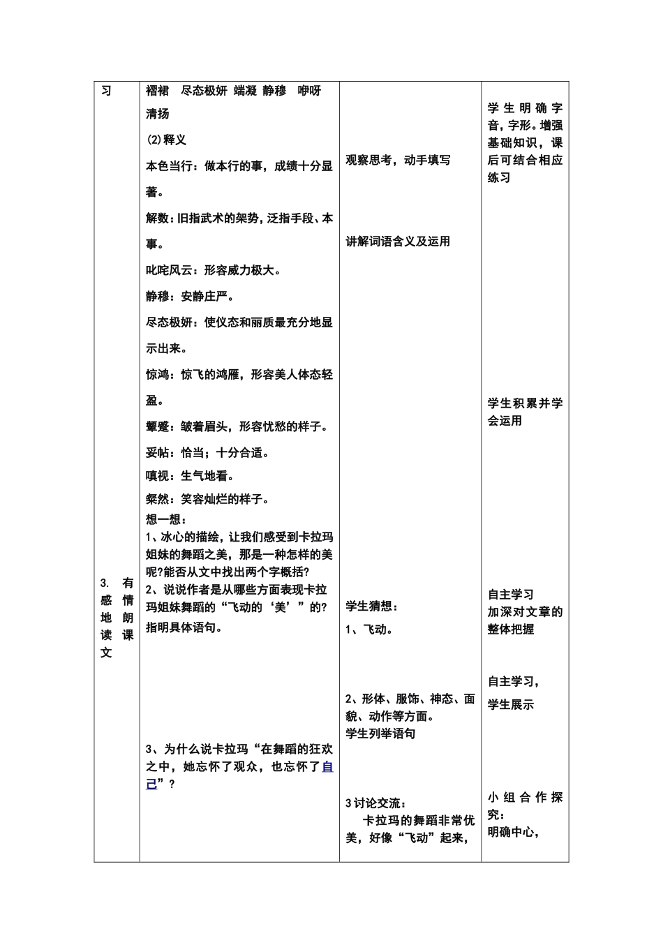 《观舞记》教案_第2页