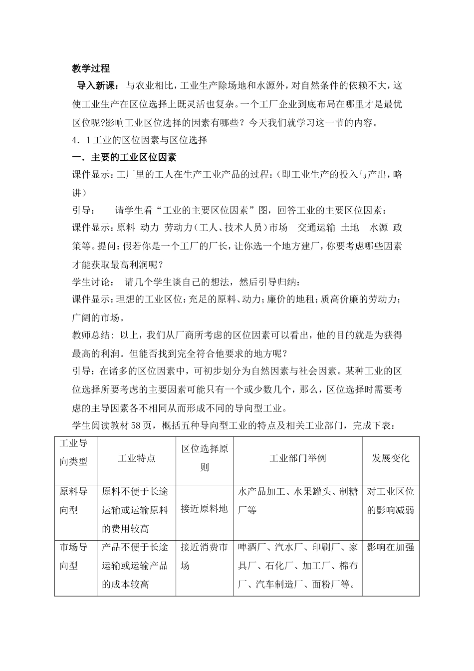 工业的区位因素与区位选择_第2页