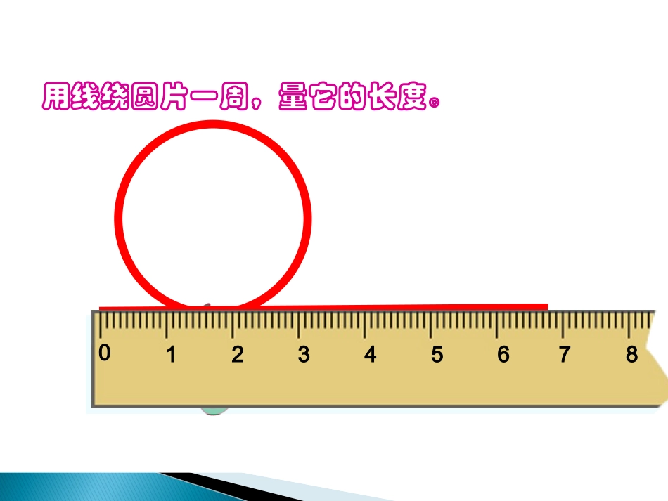 复件北师大版六年级上《圆的周长》课件（修好）_第3页
