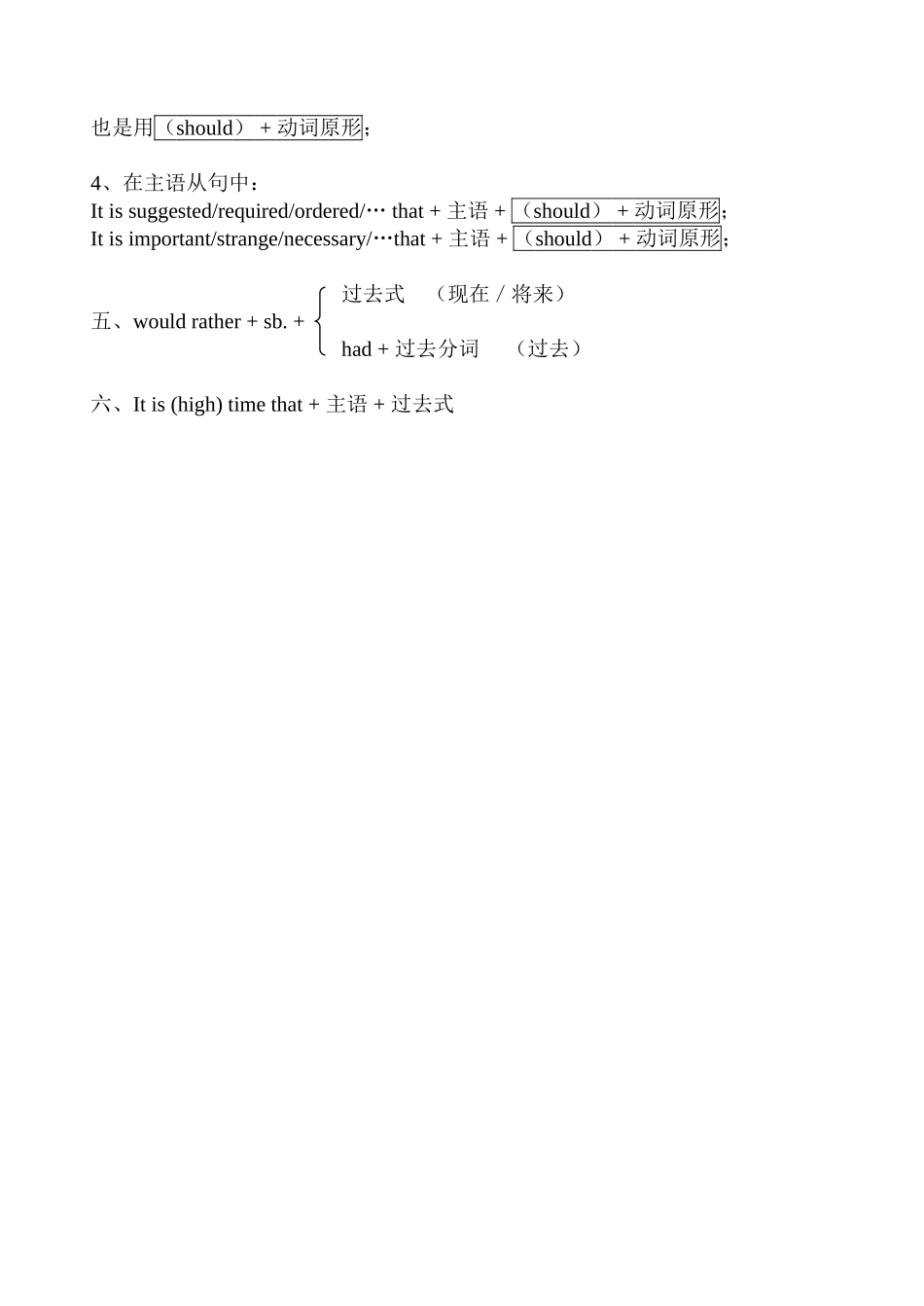 虚拟语气句型_第2页