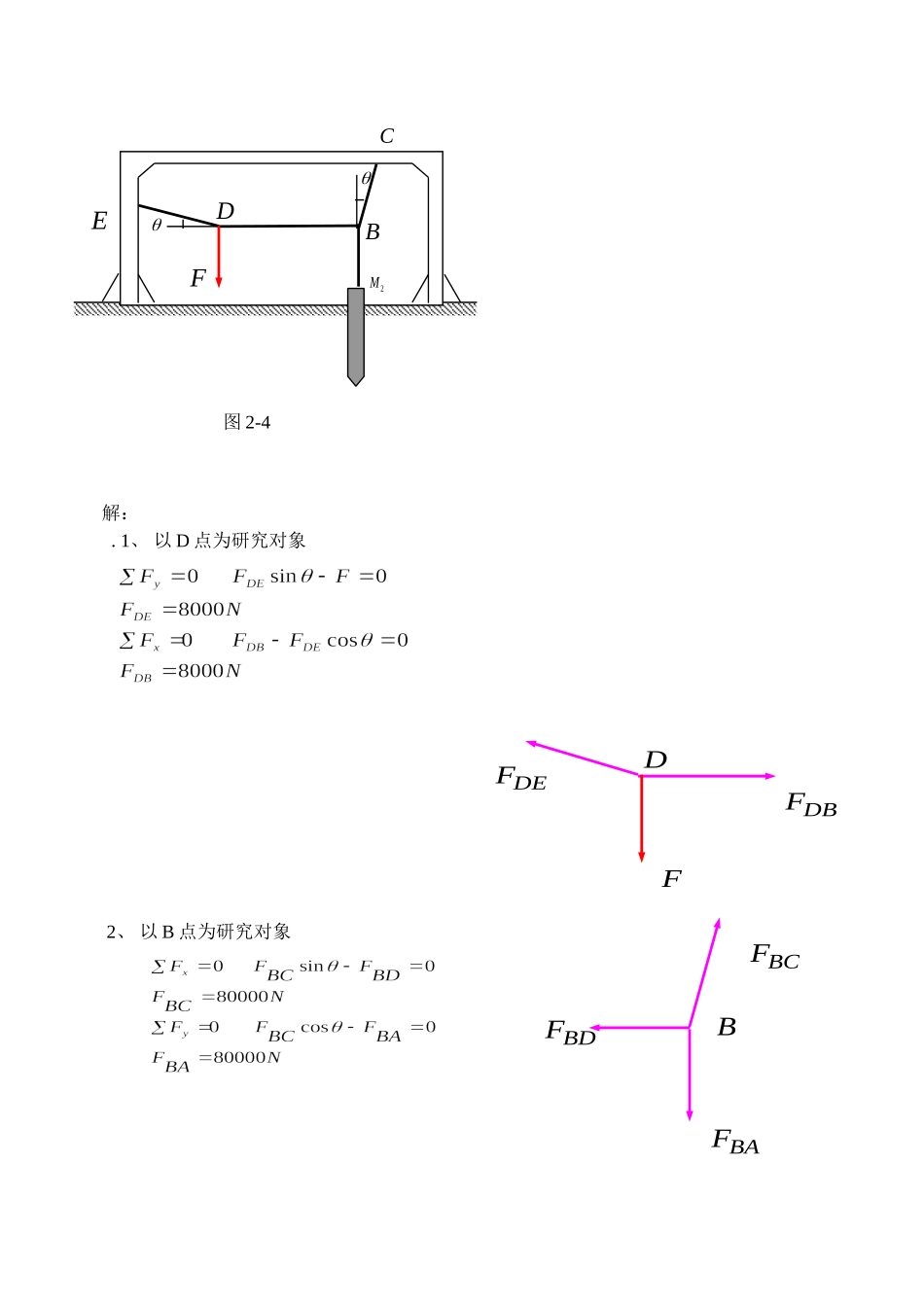 n第二章_平面汇交力系与平面力偶系_第2页