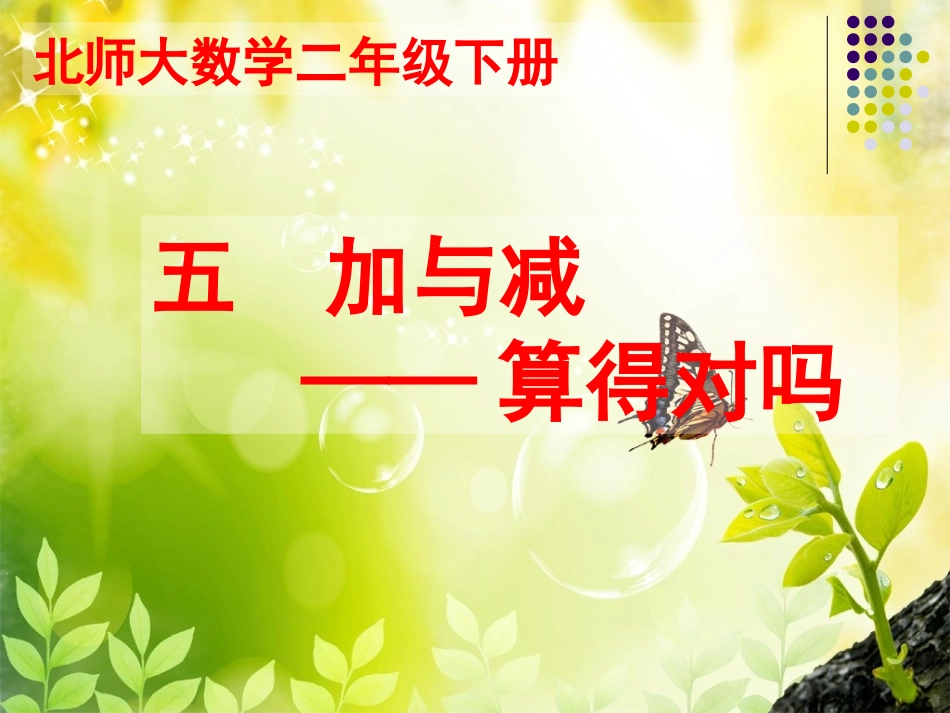 《算得对吗》教学课件_第1页