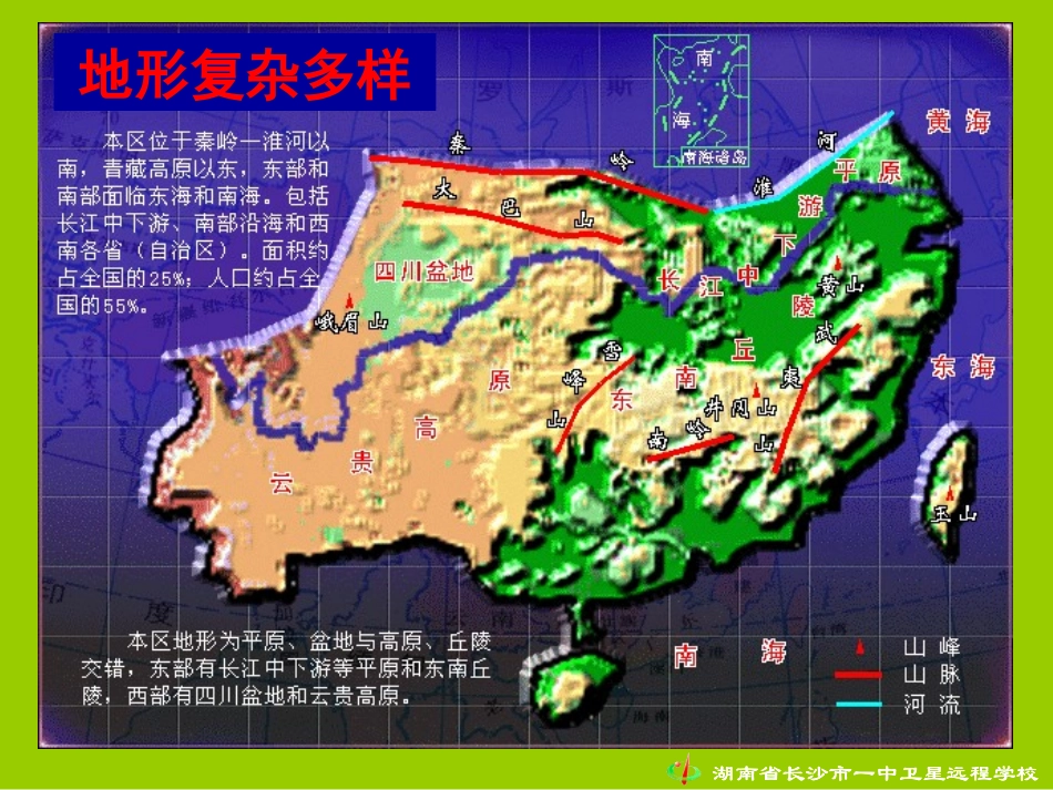 第七章南方地区第一节自然特征与农业_第3页