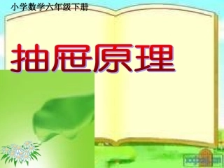《抽屉原理》PPT课件