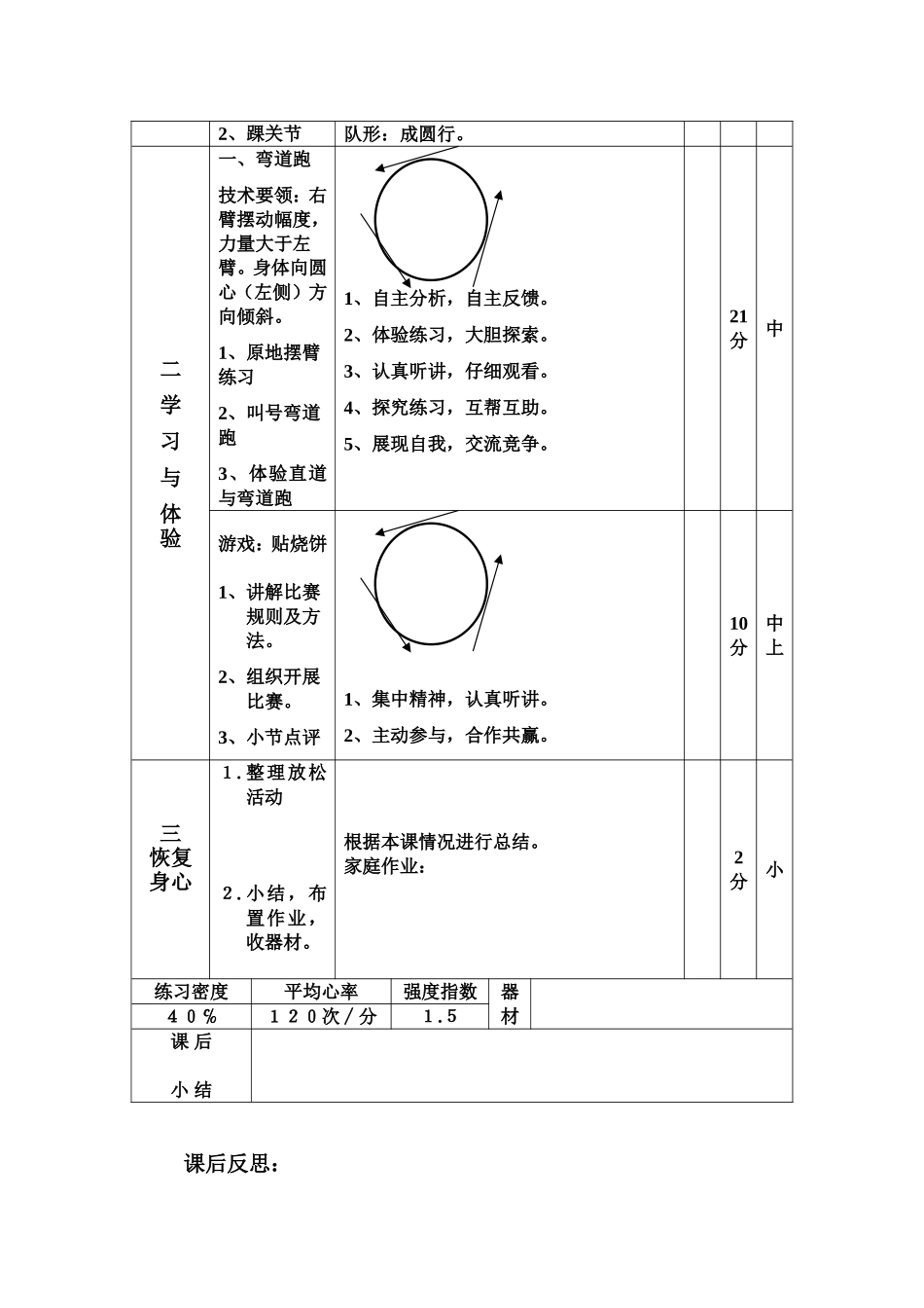 体育教案（弯道跑）_第2页