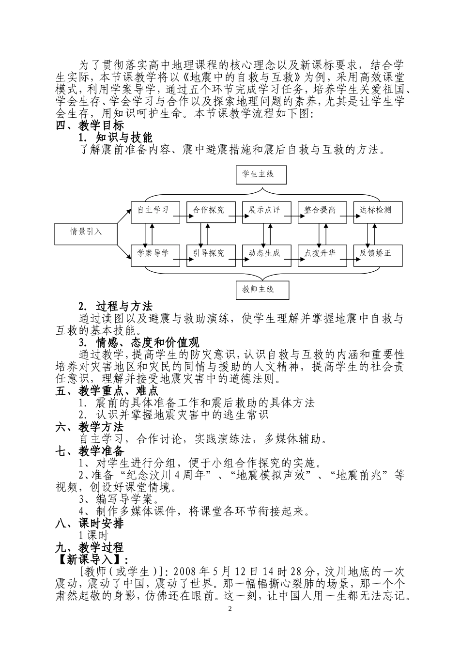 自然灾害中的自救与互救(三号字体）_第2页