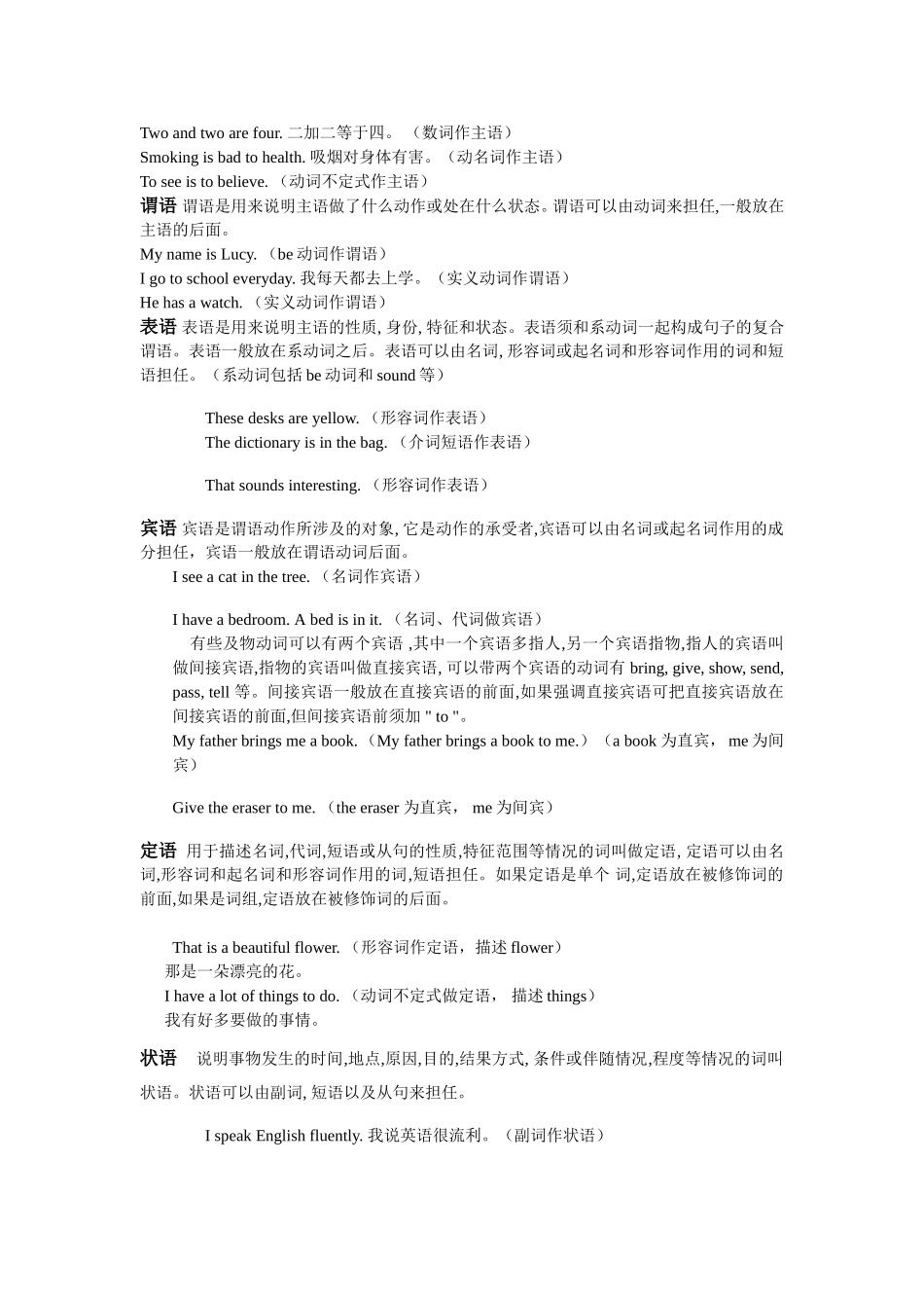 英语中的词类和句子成分_第2页