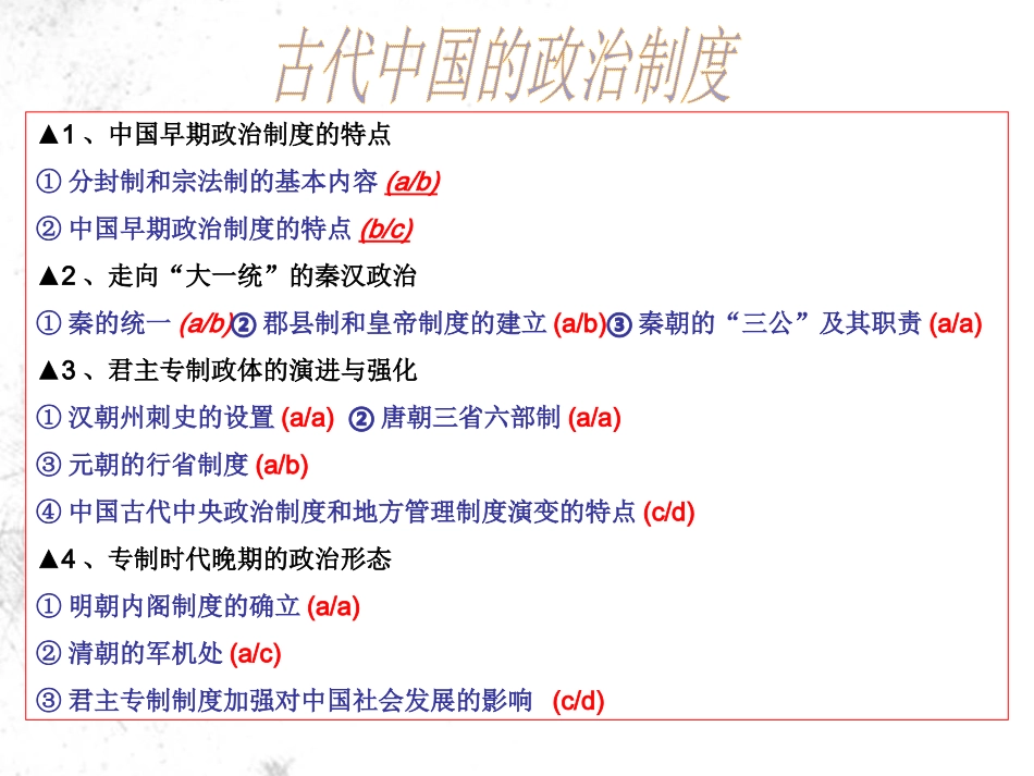 高一历史会考复习必修一_第2页