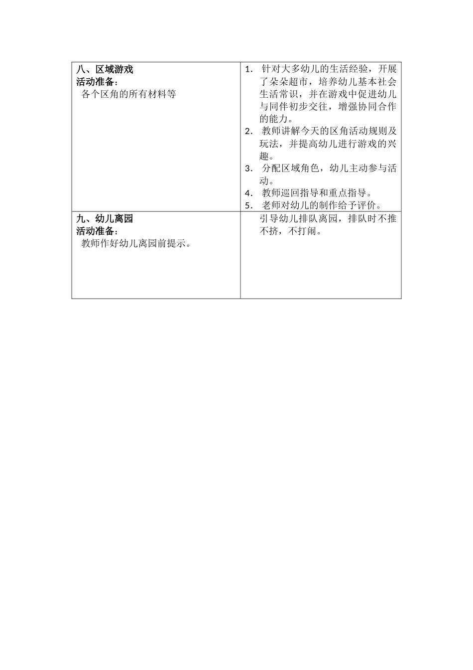 幼儿园半日活动方案。_第3页