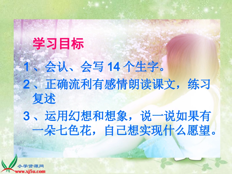 语文三年级下册《七色花》课件_第3页