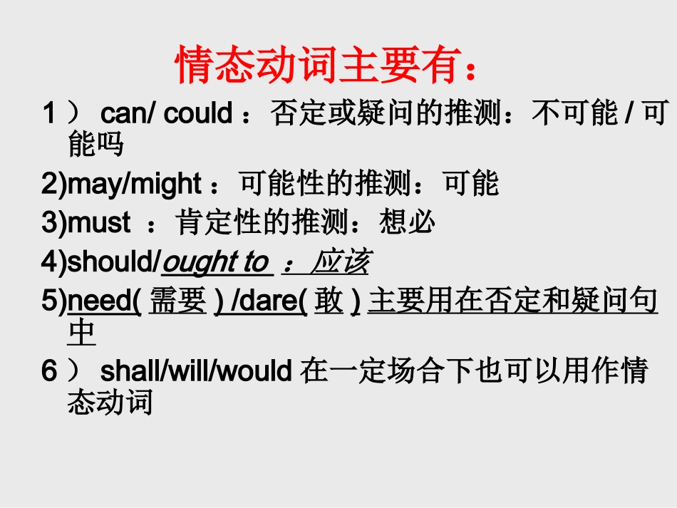 情态动词（复习篇）_第3页