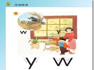 一上汉语拼音YW课件