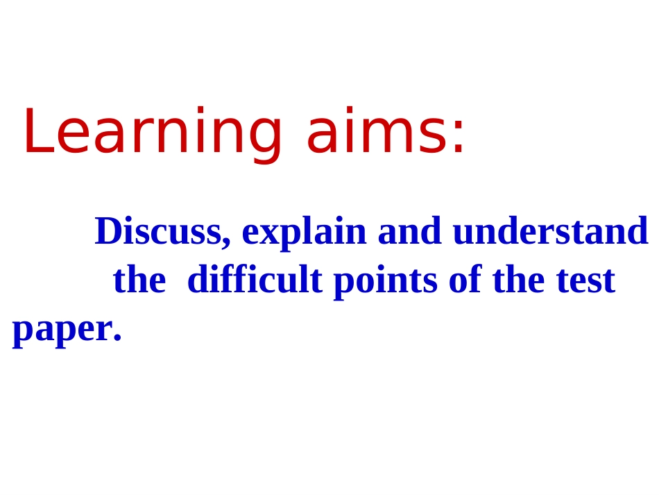 高一英语练习讲评_第2页