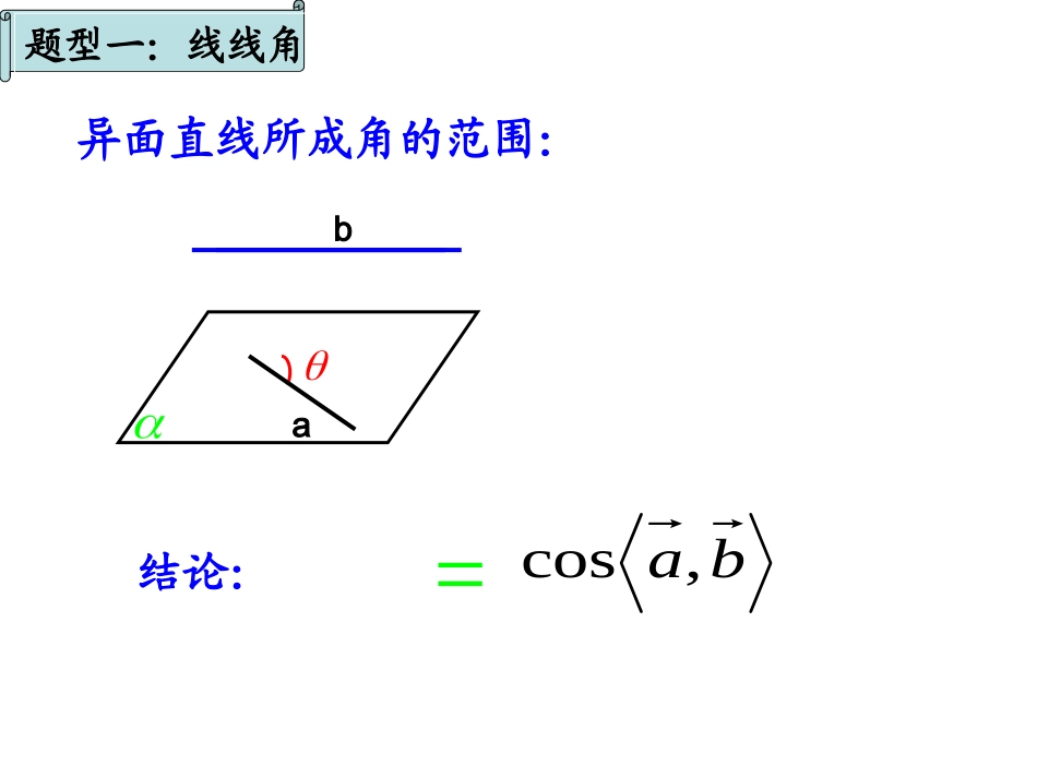 向量法求空间角_第2页