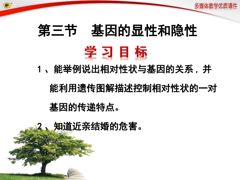 第三节基因的显性和隐性_第2页