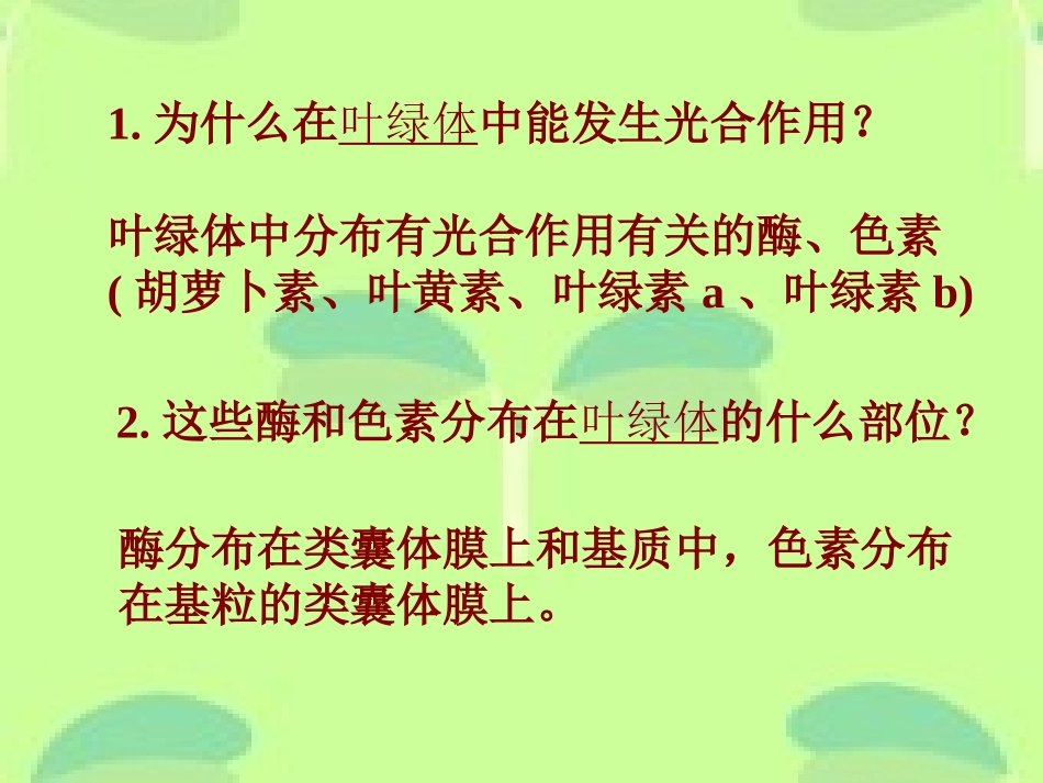 光合作用的过程_第2页