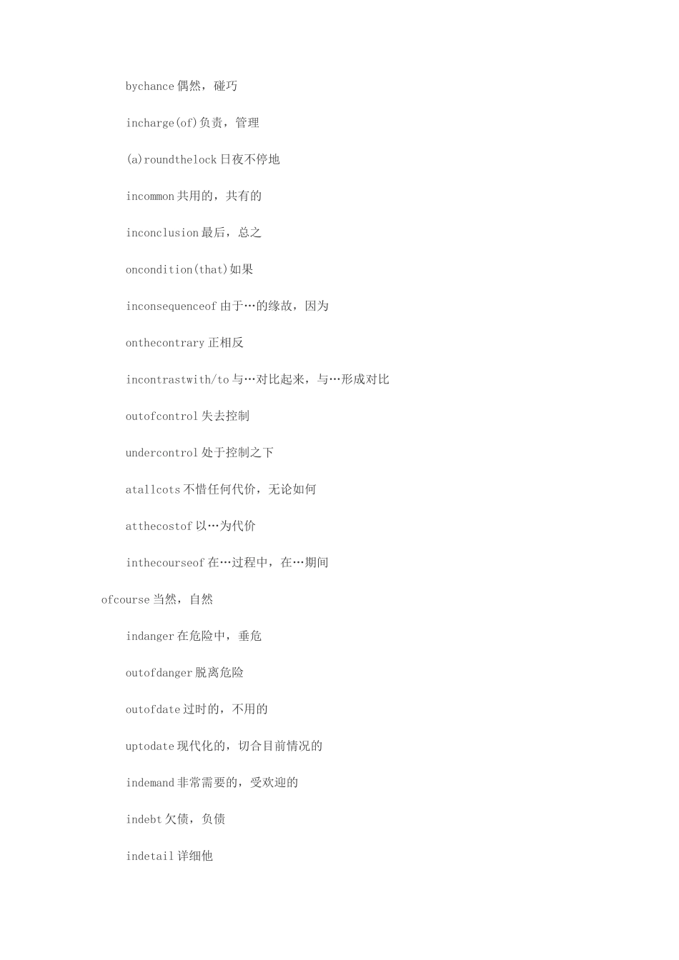 历年英语四级(CET)考试真题高频词汇_第2页