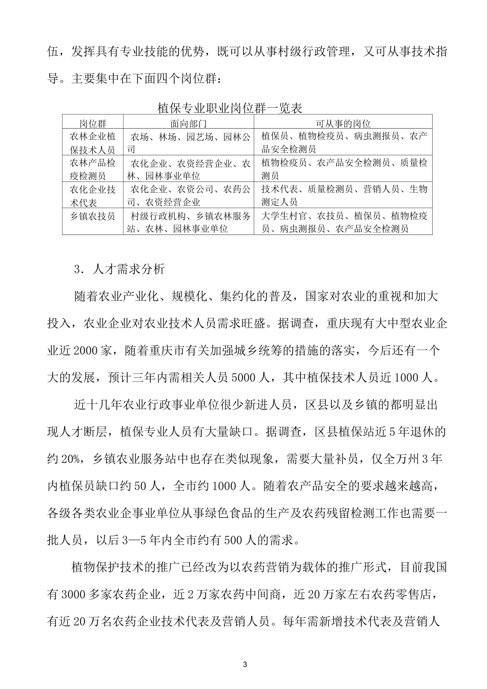 植物保护-专业建设方案_第3页