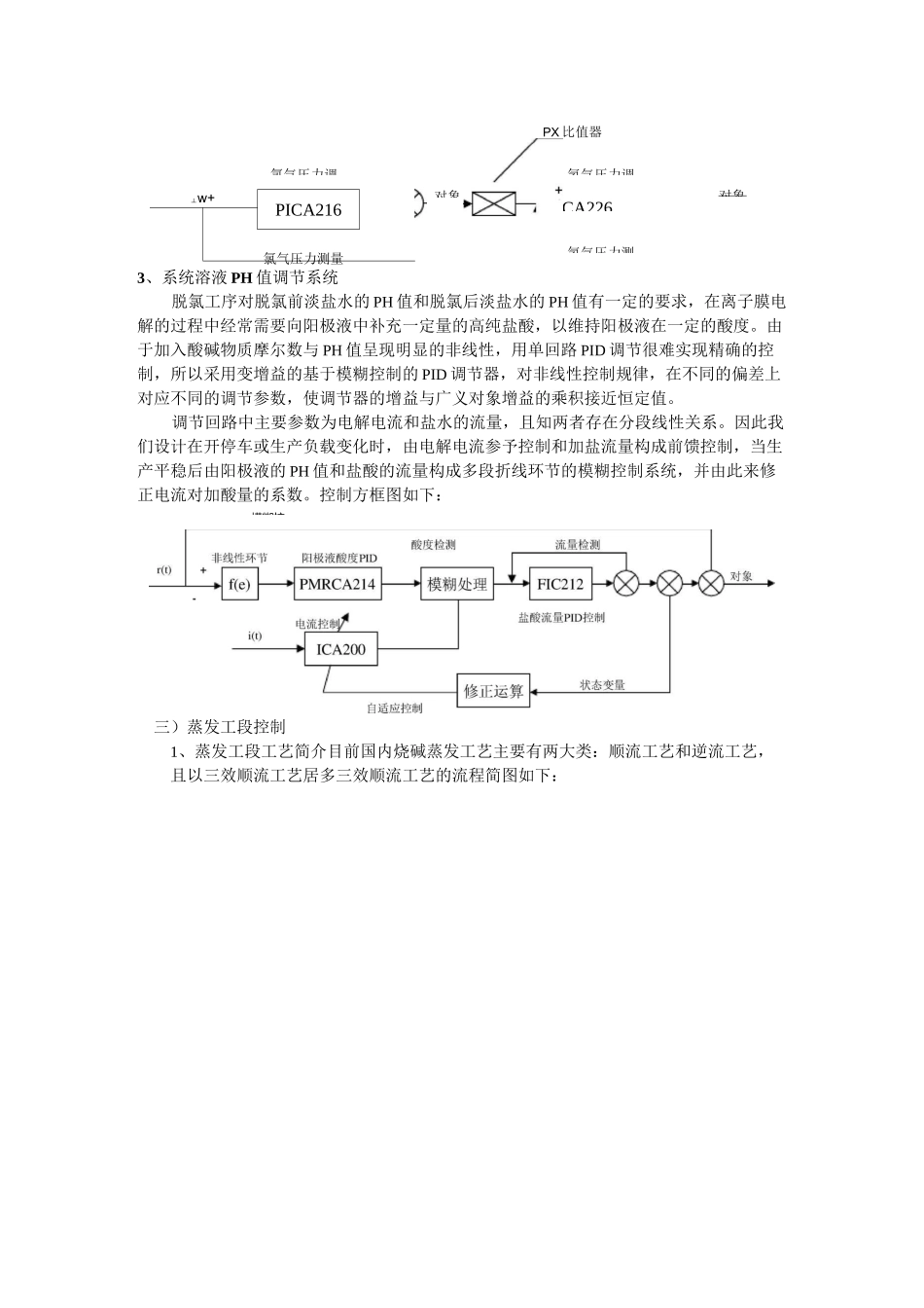 离子膜烧碱生产过程控制方案_第3页