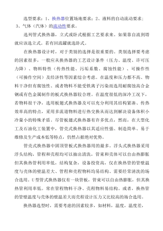 换热器的安装形式