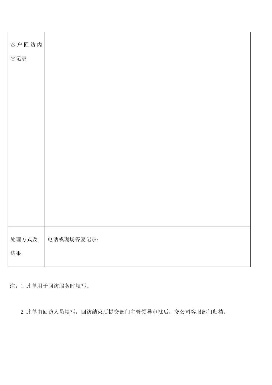 客户回访记录表及客户回访计划表及回访话术集锦_第2页