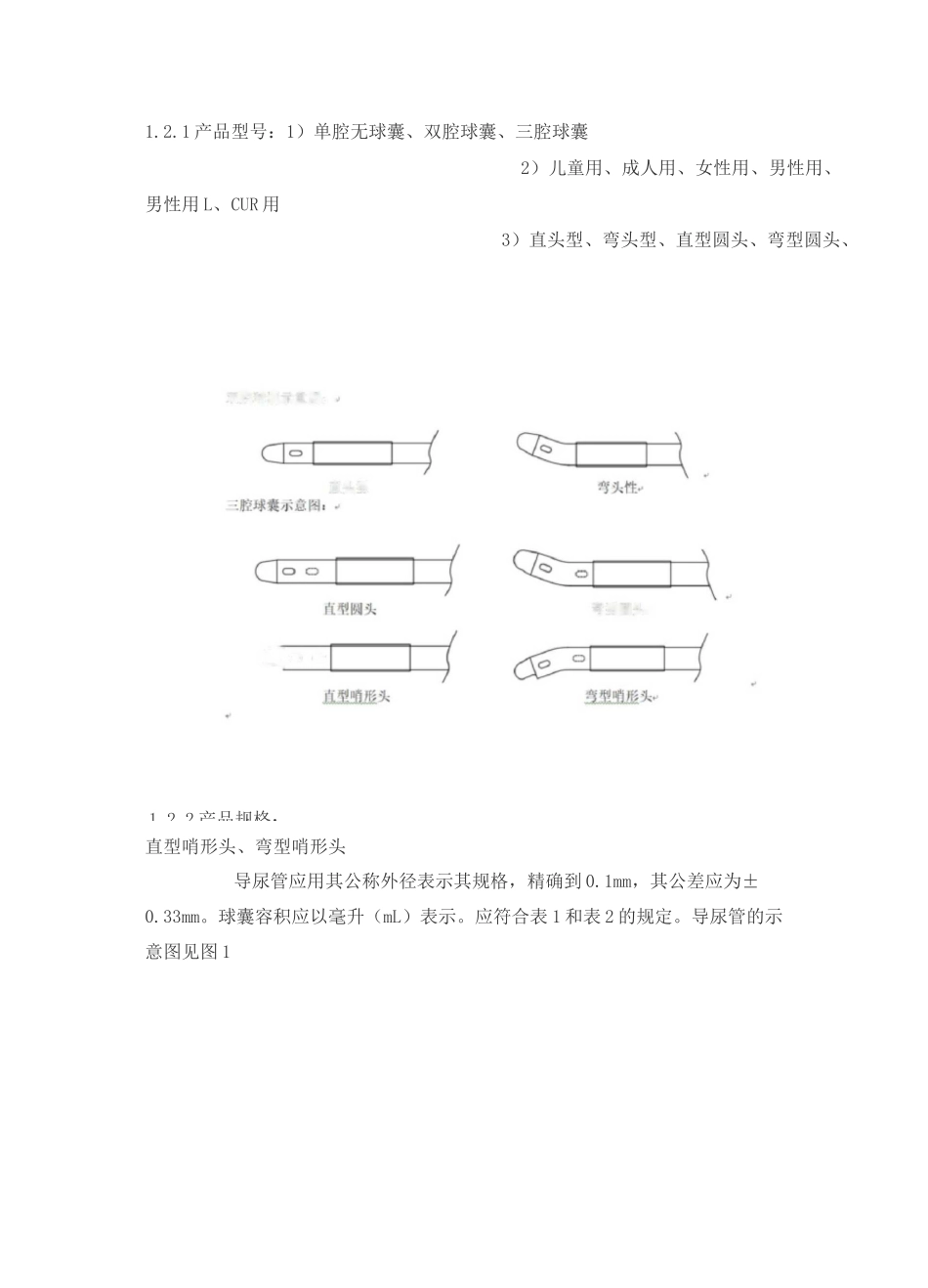水凝胶涂层硅胶导尿管产品技术要求ftmd_第3页