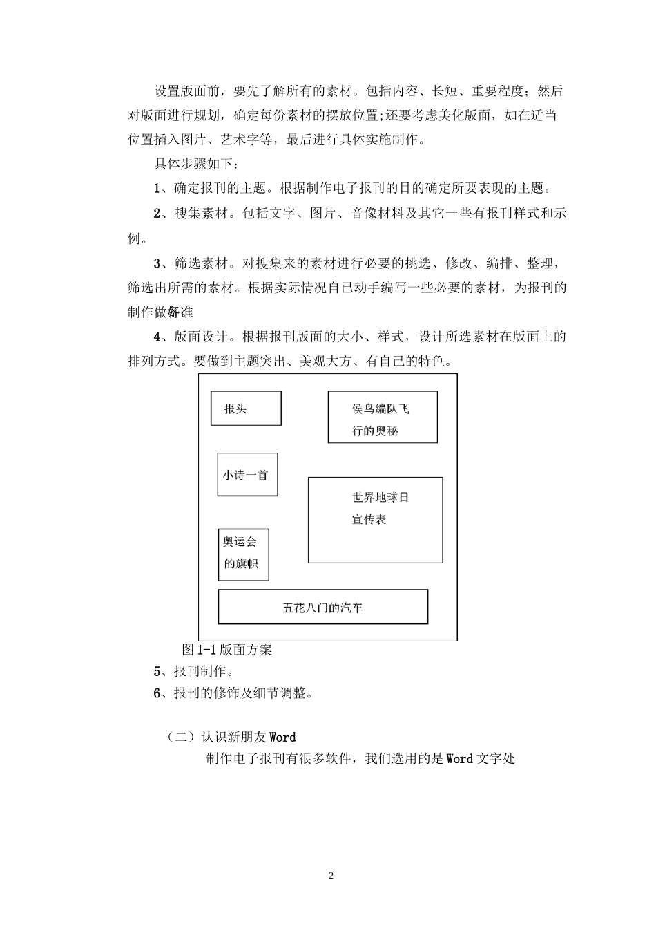 《电子报刊设计》教学设计_第2页