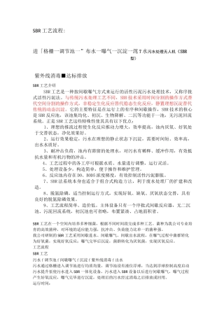 SBR工艺流程