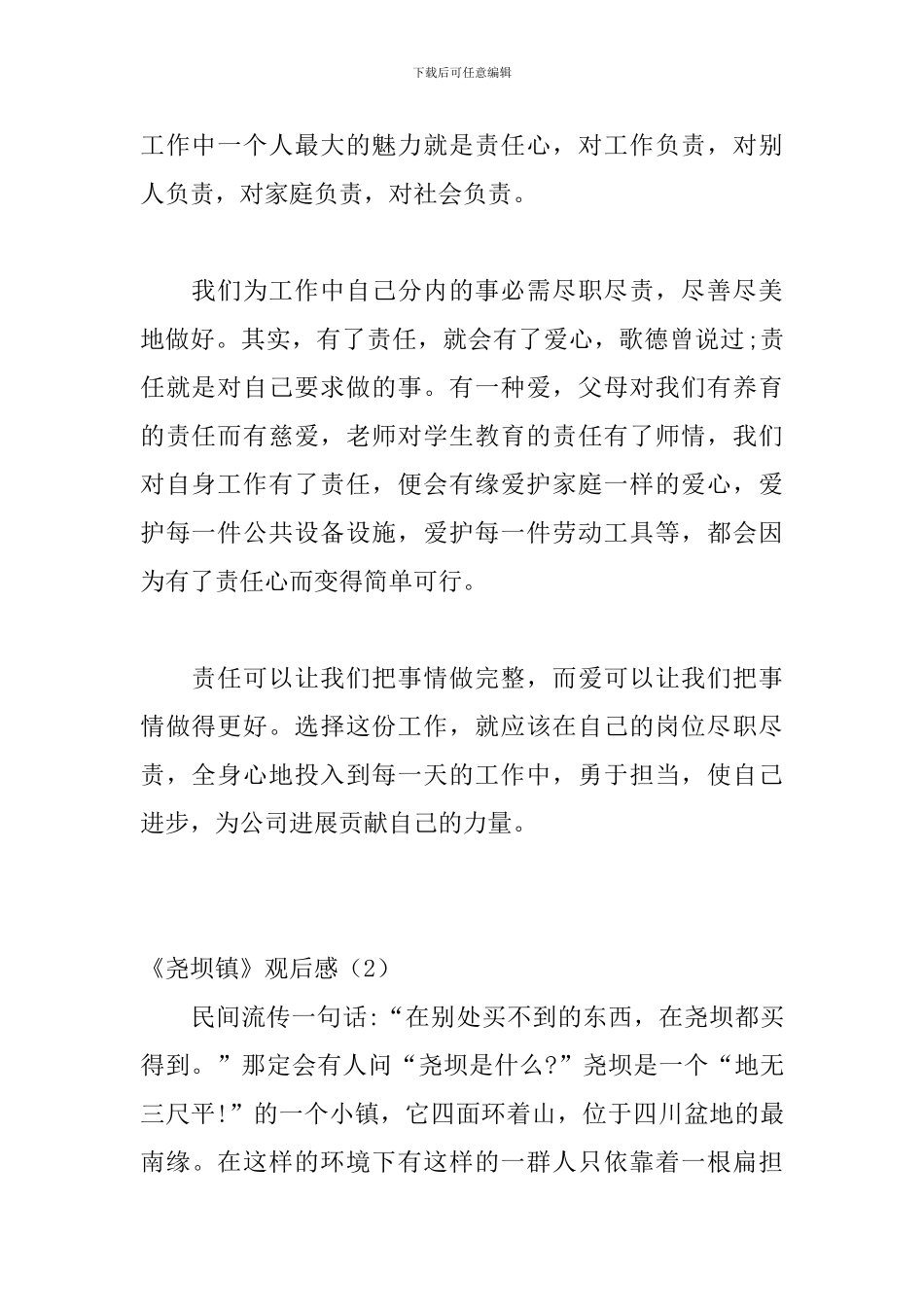 《尧坝镇》观后感_第2页