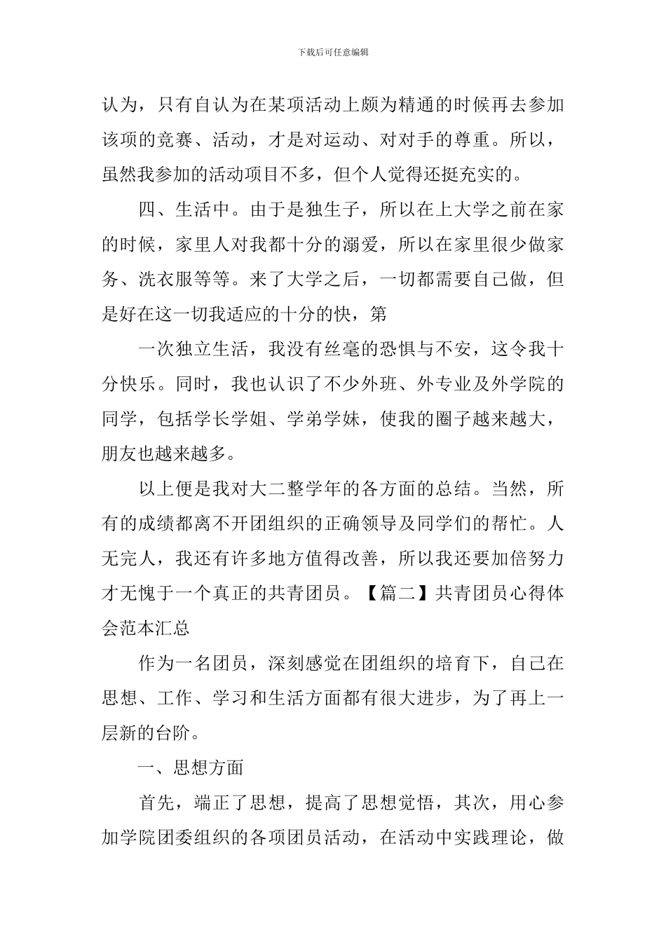 共青团员心得体会范本汇总_第3页