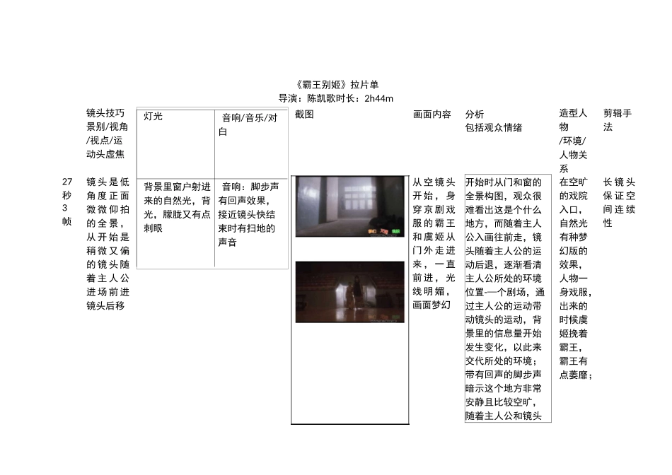 《霸王别姬》拉片_第1页