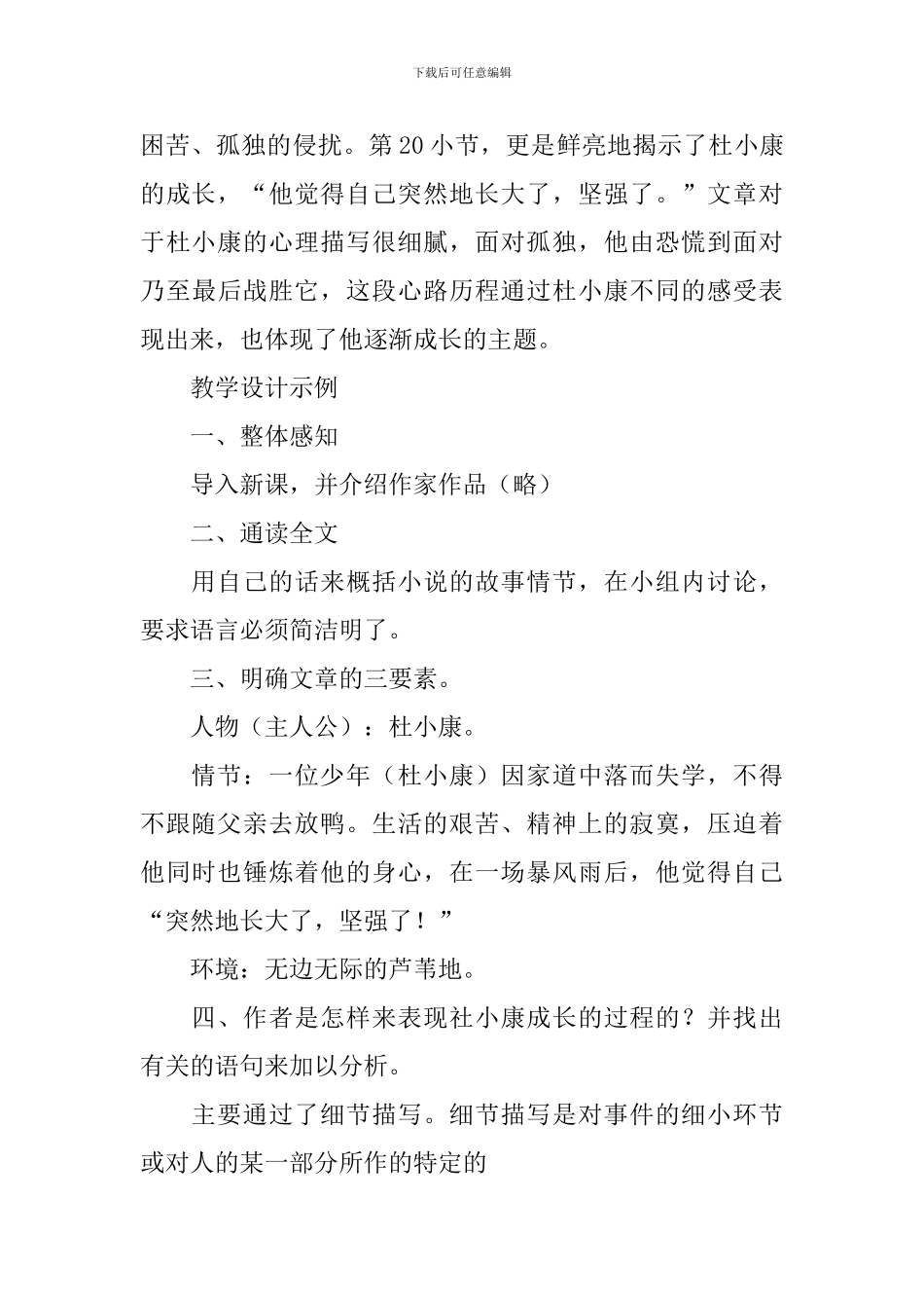 孤独之旅教案_第3页