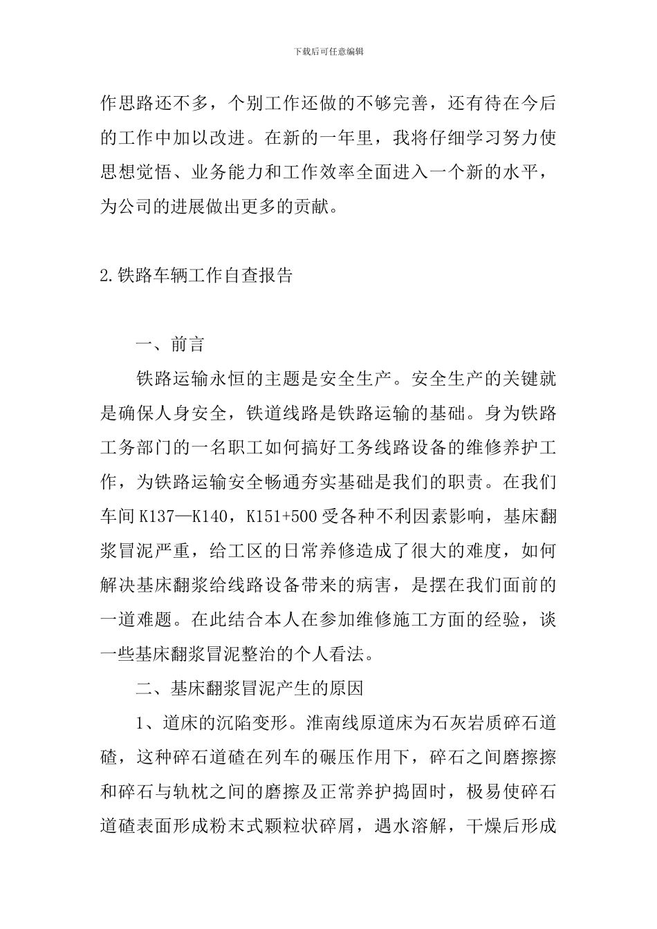 铁路车辆工作自查报告_第3页