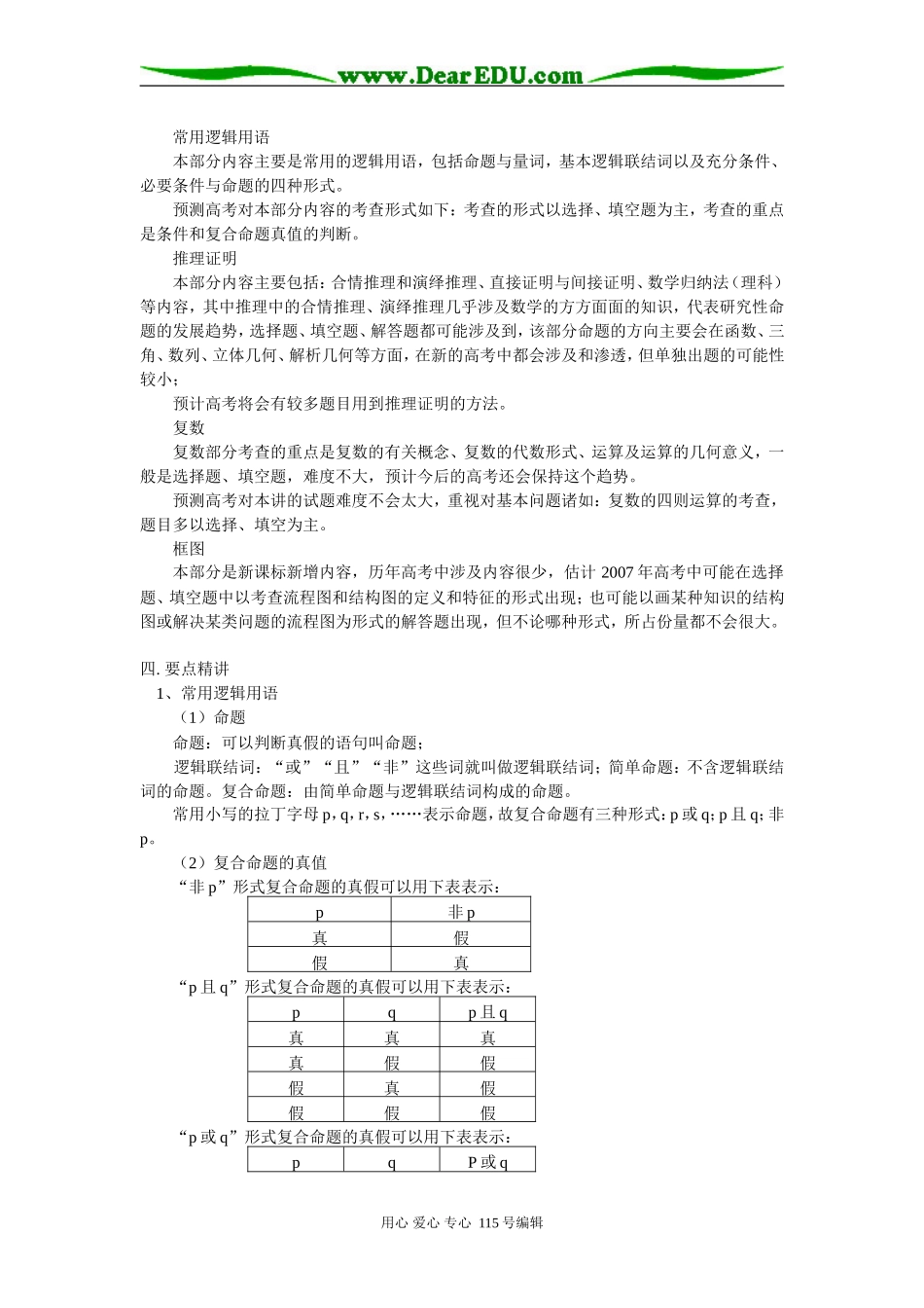 高三数学逻辑、推理与证明、复数、框图人教实验版（B）_第2页