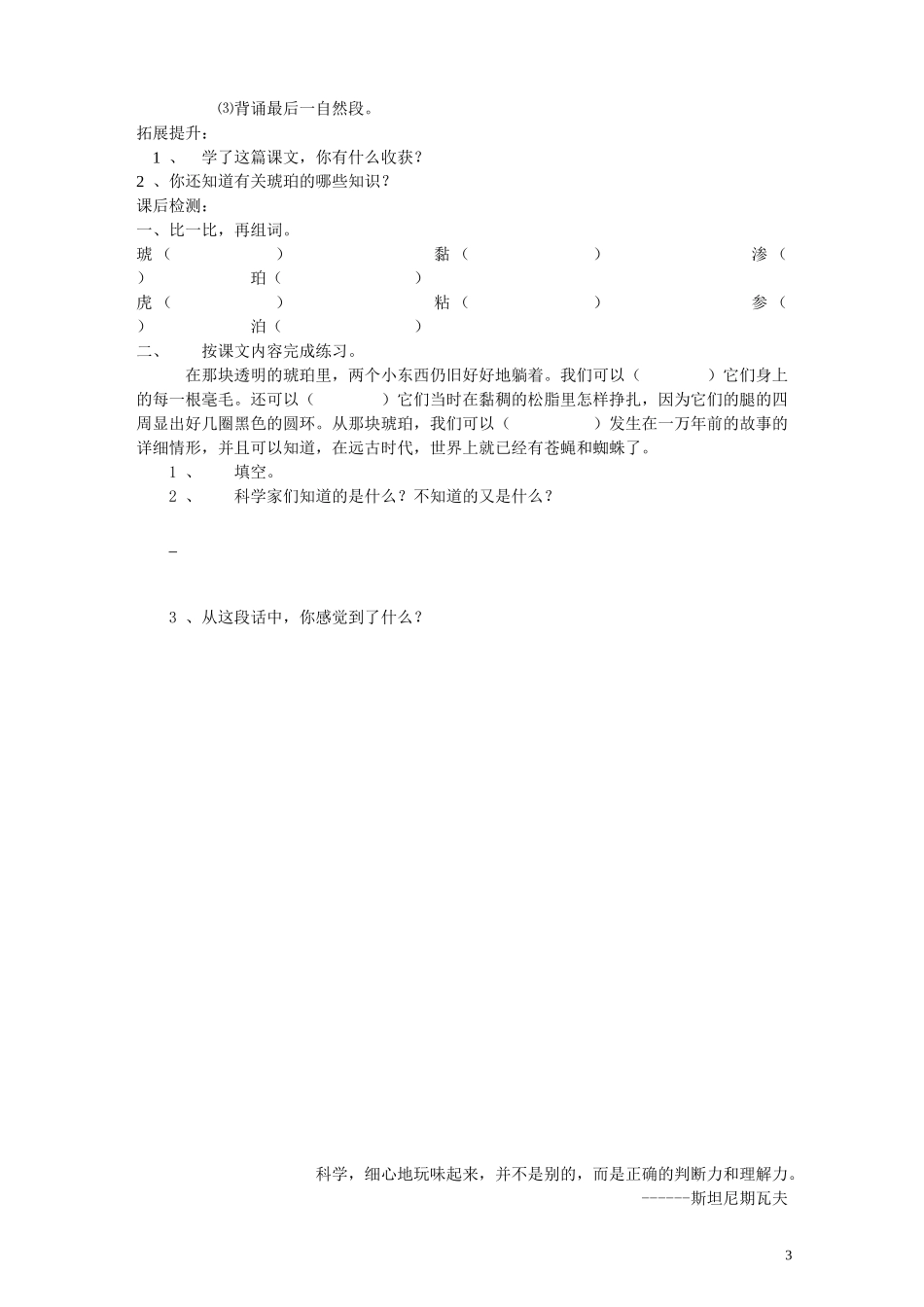 小语四年级上册导演案模板_第3页