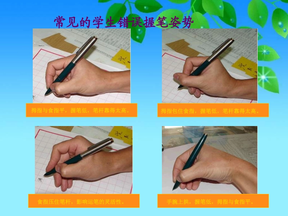 《正确的写字姿势养成》PPT课件_第3页