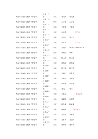 界首市段寨中心校陈平营小学
