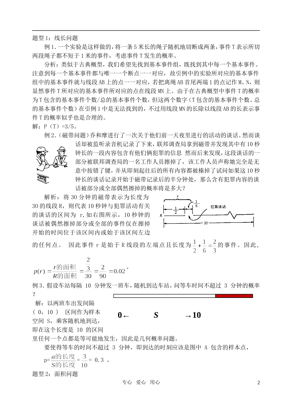 高三数学第一轮复习单元讲座 第21讲 几何概型及随机模拟教案 新人教版_第2页