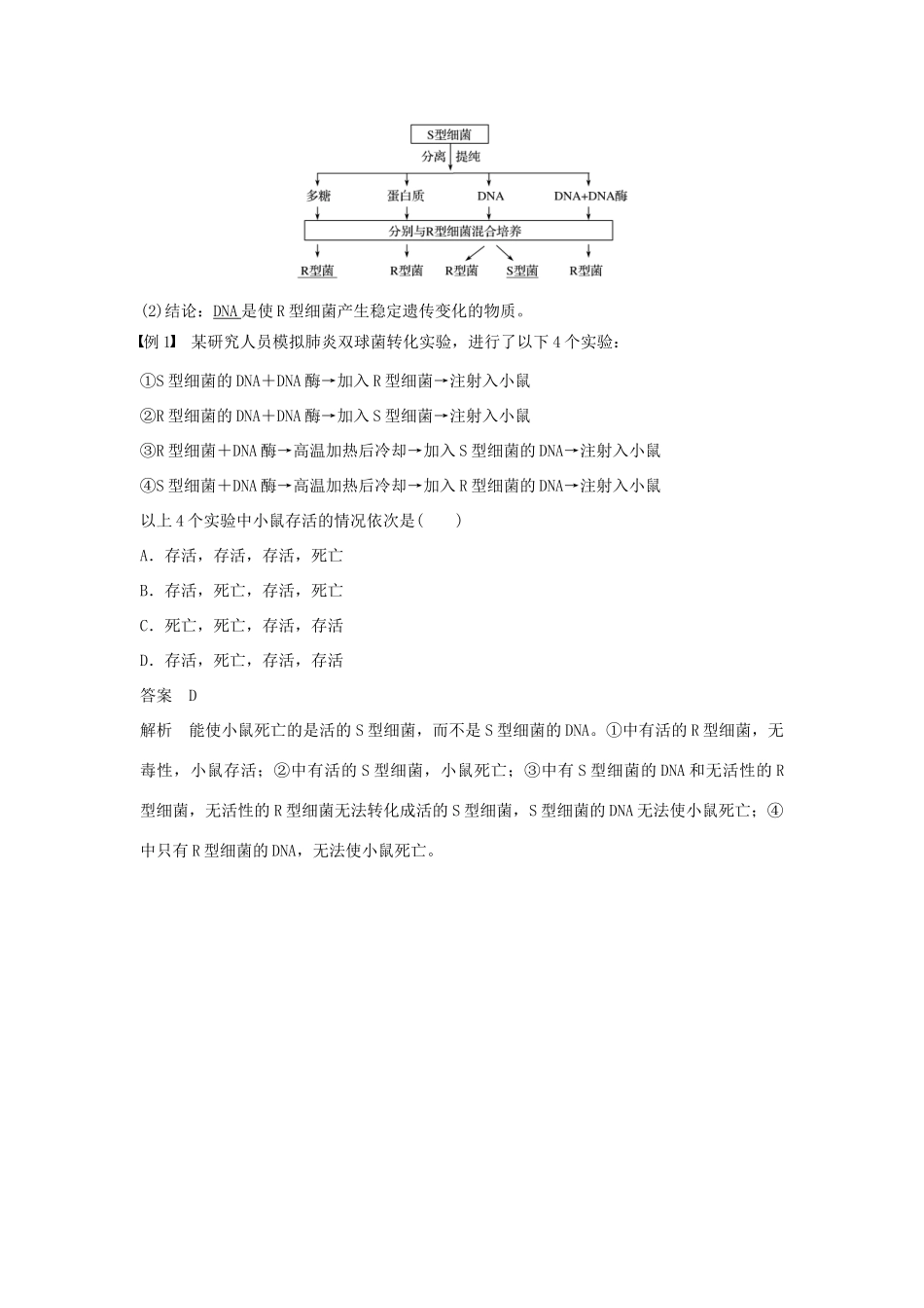 高中生物 第3章 基因的本质 第1节 DNA分子的结构学案 新人教版必修2-新人教版高一必修2生物学案_第2页