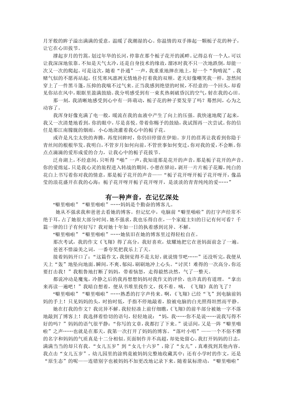 中考满分作文_第2页