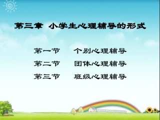 小学生个别心理辅导
