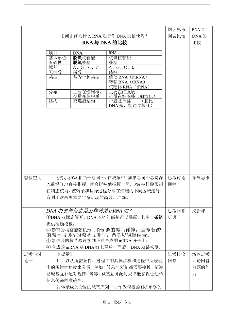 第四章 基因的表达  第4.1节 基因指导蛋白质的合成_第2页