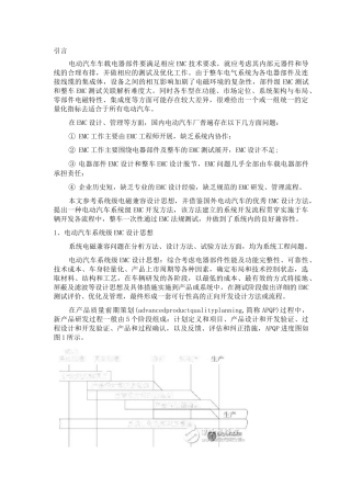 EMC整车设计要求标准